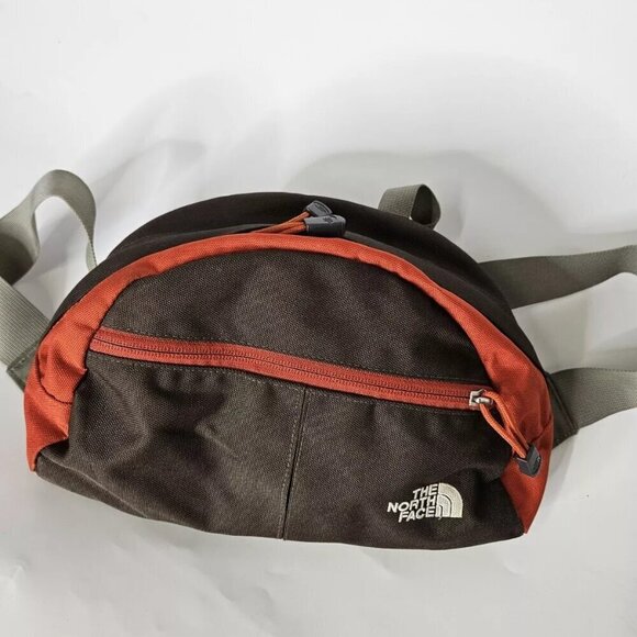 The North Face Crossbody Fanny Pack In Brown Burnt Orange Hinking Lightweight - Picture 1 of 7